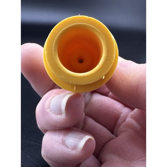 Vtg Little People Lot 2 Blonde Woman Mom Blue White Hair Yellow Grandma Plastic - Picture 10 of 11